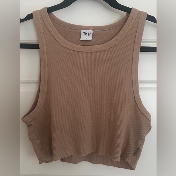 TNA Tops - TNA - Odell Tan Ribbed Tank